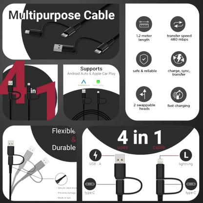 4in1 Data Cable